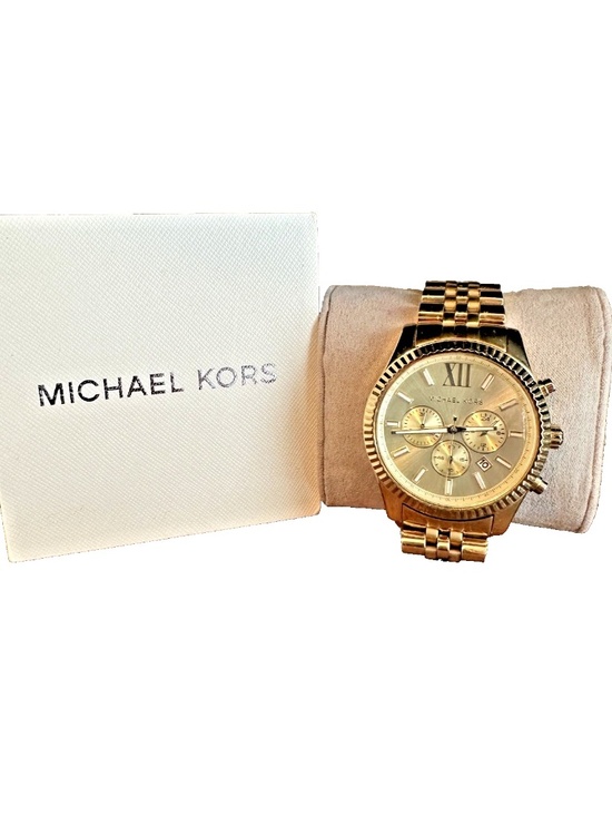 Michael Kors Lexington Gold Tone Stainless Steel – Preloved main image 4
